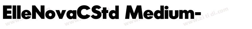 ElleNovaCStd Medium字体转换